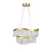 Artcraft - AC12201BR - LED Chandelier - Jules - Brass