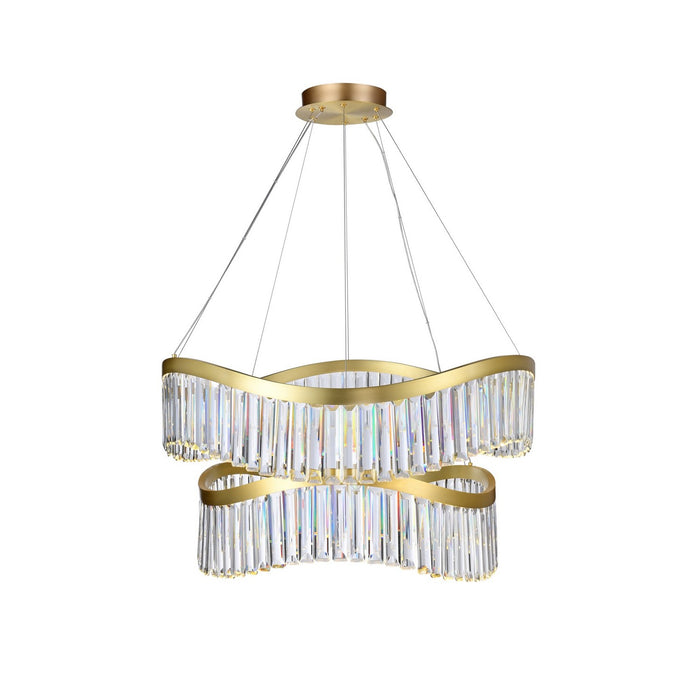 Artcraft - AC12202BR - LED Chandelier - Jules - Brass