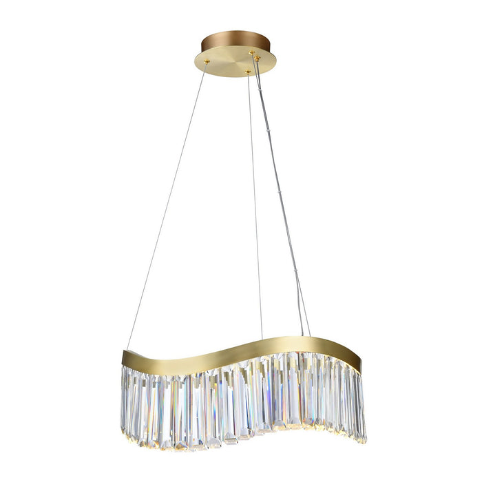 Artcraft - AC12206BR - LED Chandelier - Jules - Brass