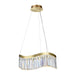 Artcraft - AC12206BR - LED Chandelier - Jules - Brass