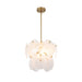 Artcraft - AC12210BR - Four Light Pendant - Lily - Brushed Brass