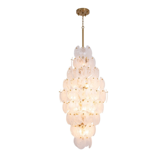 Artcraft - AC12219BR - 15 Light Chandelier - Lily - Brushed Brass