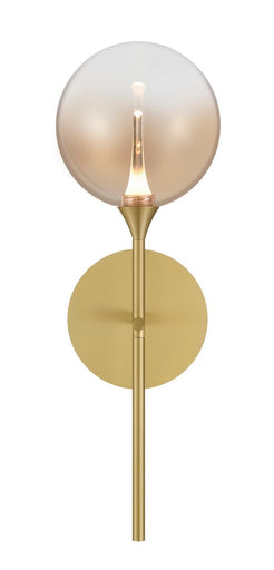 One Light Wall Sconce Gold
