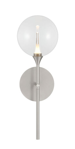 One Light Wall Sconce Nickel