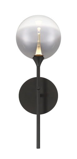 One Light Wall Sconce Black