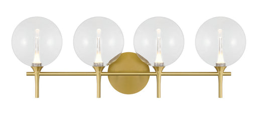 Four Light Vanity Gold