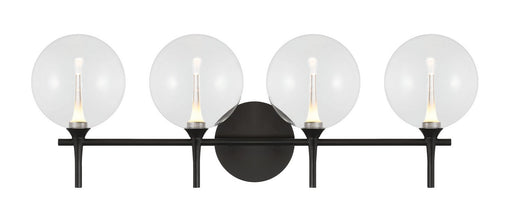 Four Light Vanity Black