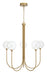 Eurofase - 48922-012 - Five Light Chandelier - Gold