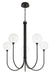 Eurofase - 48923-019 - Five Light Chandelier - Black