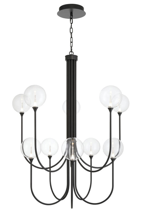 Eurofase - 48926-010 - Ten Light Chandelier - Black
