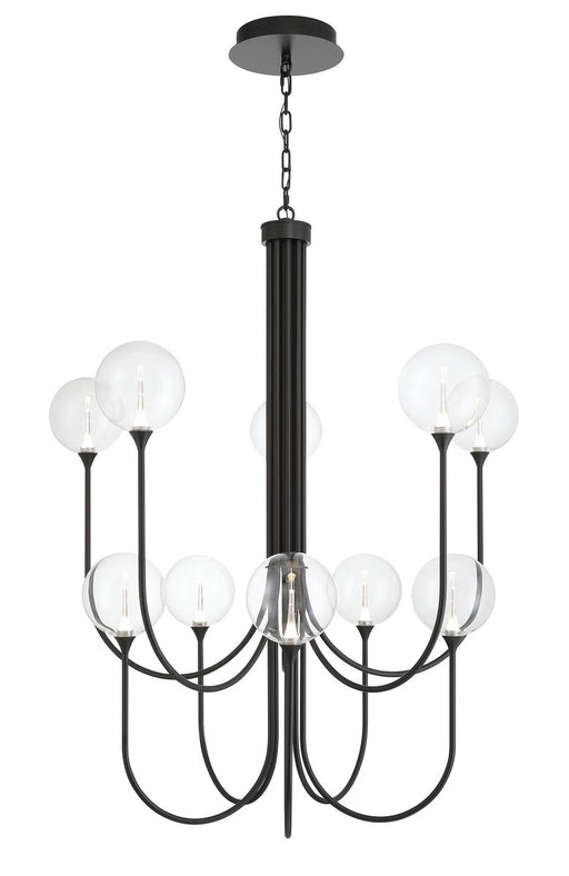 Eurofase - 48926-010 - Ten Light Chandelier - Black