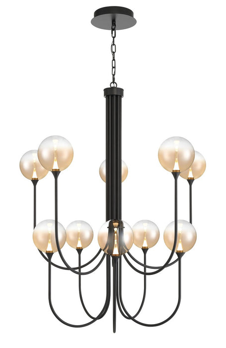 Eurofase - 48926-032 - Ten Light Chandelier - Black