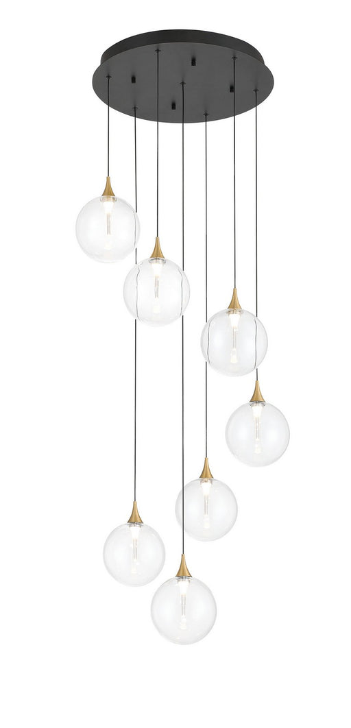 Eurofase - 48928-014 - Seven Light Chandelier - Gold