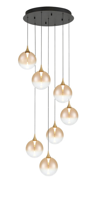 Eurofase - 48928-038 - Seven Light Chandelier - Gold