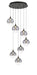 Eurofase - 48929-028 - Seven Light Chandelier - Black