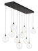 Eurofase - 48934-015 - Ten Light Chandelier - Gold-Black