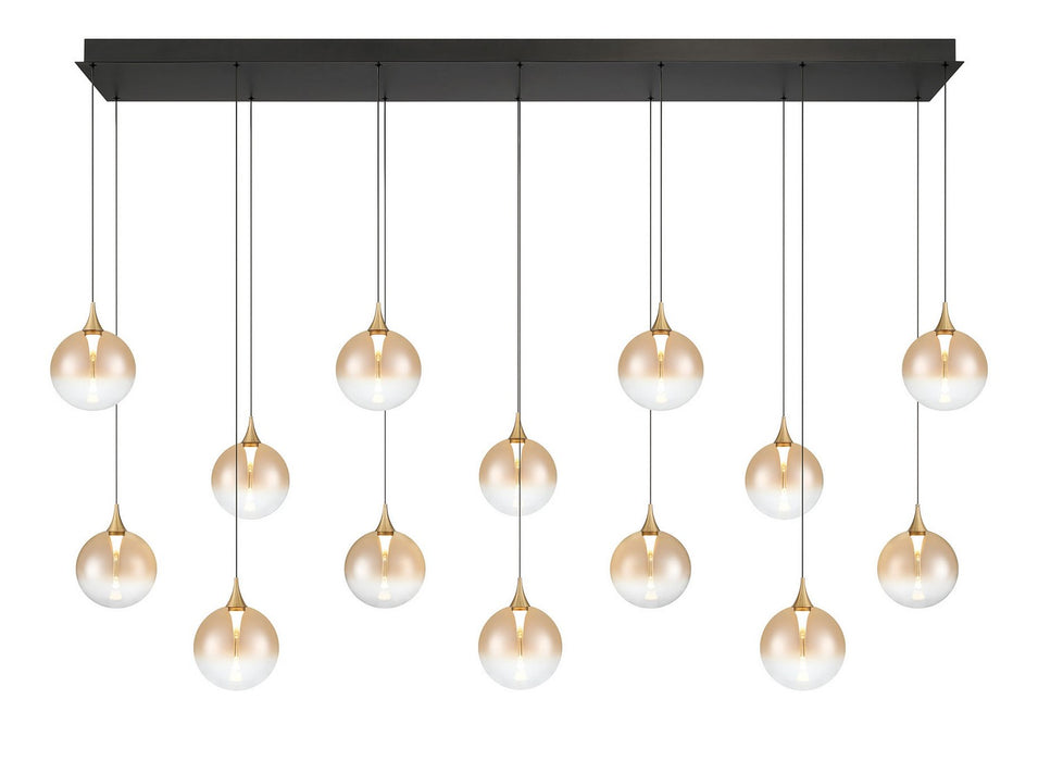 Eurofase - 48938-037 - 14 Light Chandelier - Gold