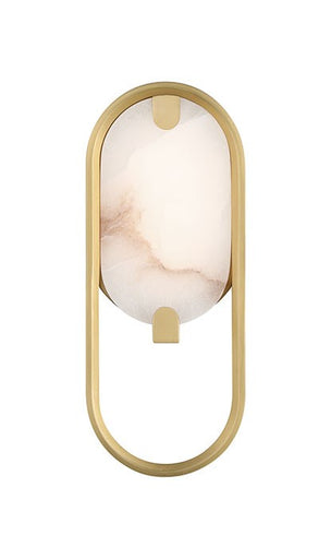 One Light Wall Sconce Gold