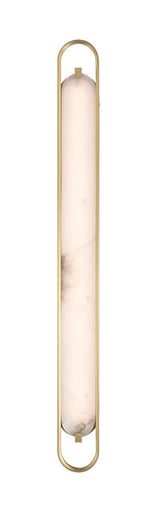 One Light Vanity Gold