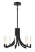 Eurofase - 49010-039 - Eight Light Chandelier - Black
