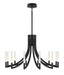 Eurofase - 49011-036 - 12 Light Chandelier - Black