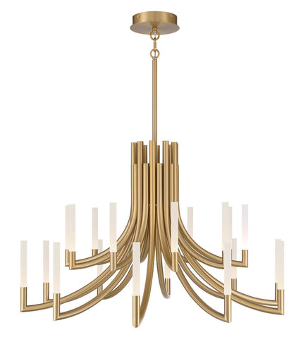 20 Light Chandelier Gold