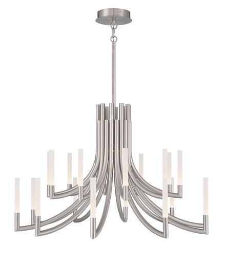 20 Light Chandelier Nickel