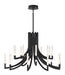 Eurofase - 49012-033 - 20 Light Chandelier - Black