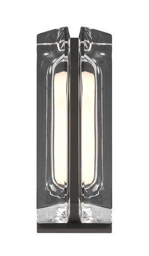 One Light Outdoor Lantern Black