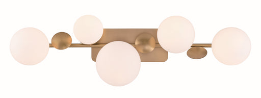 Five Light Vanity Gold