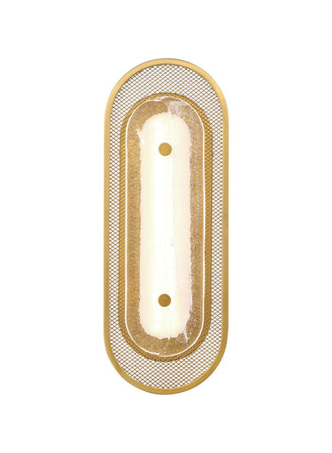 One Light Wall Sconce Gold