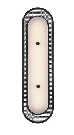 One Light Wall Sconce Black