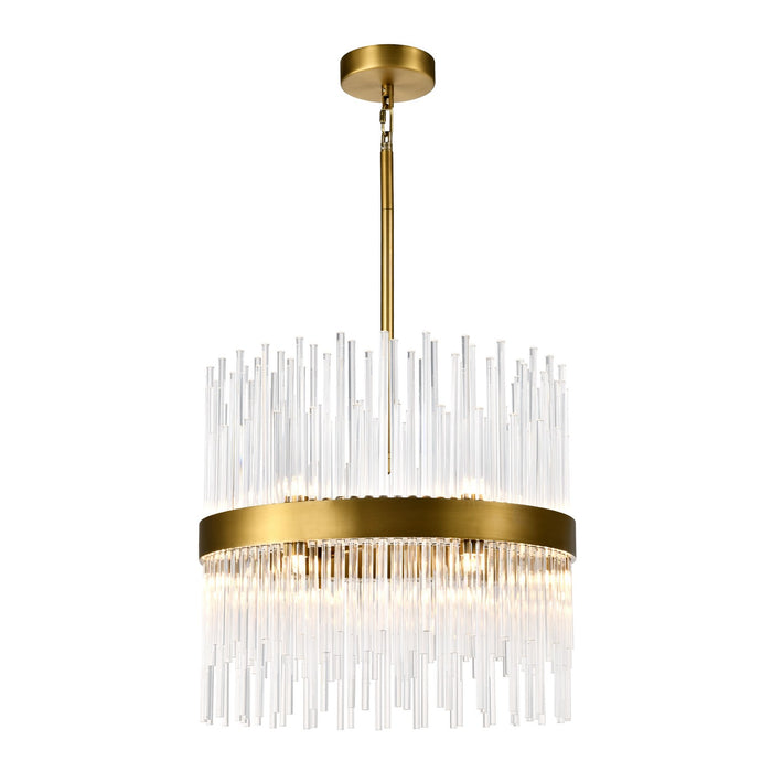 Zeev Lighting - CD10404-12-AGB - 12 Light Chandelier - Citadel - Aged Brass