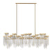 Zeev Lighting - CD10425-24-AGB - 24 Light Chandelier - Waterfall - Aged Brass