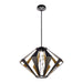 Zeev Lighting - EP11371-LED-1-2x2-SBB+AGB - LED Outdoor Pendant - Mamadim - Satin Brushed Black