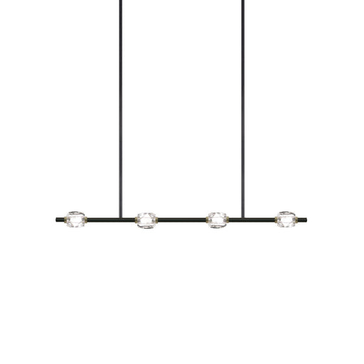 Diamante LED Linear Pendant Oxide Black
