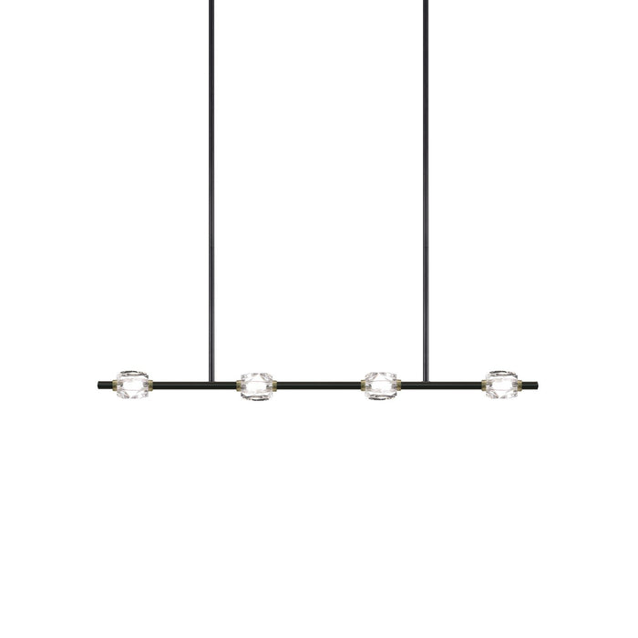 Zeev Lighting - PL10801-LED-4-BX-LB - LED Linear Pendant - Diamante - Oxide Black