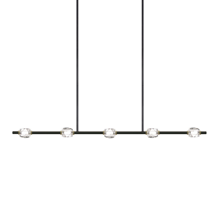 Zeev Lighting - PL10805-LED-5-BX-LB - LED Linear Pendant - Diamante - Oxide Black