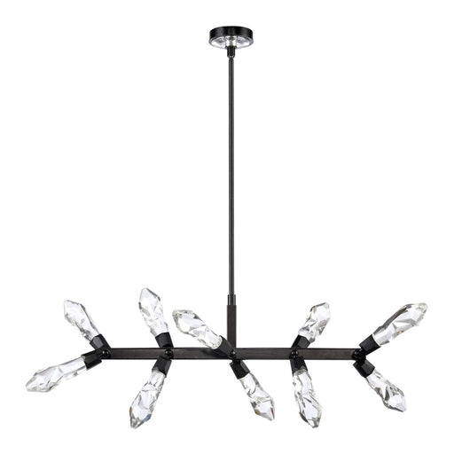 Angelus LED Linear Pendant Satin Brushed Black