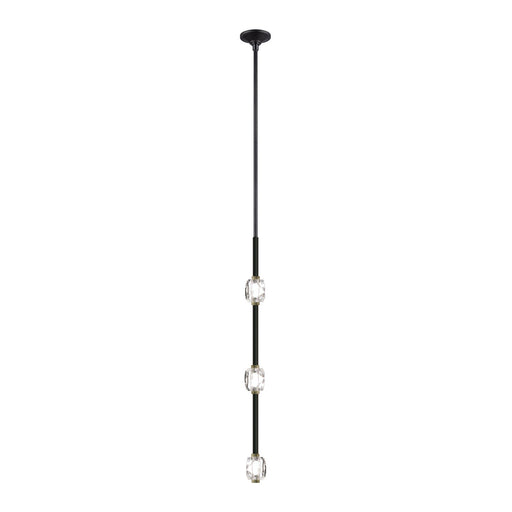 Diamante LED Pendant Oxide Black