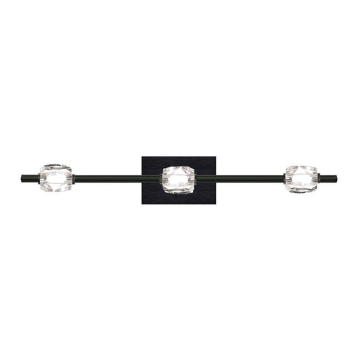 Diamante LED Bath Bar Oxide Black