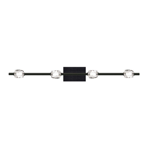 Diamante LED Bath Bar Oxide Black