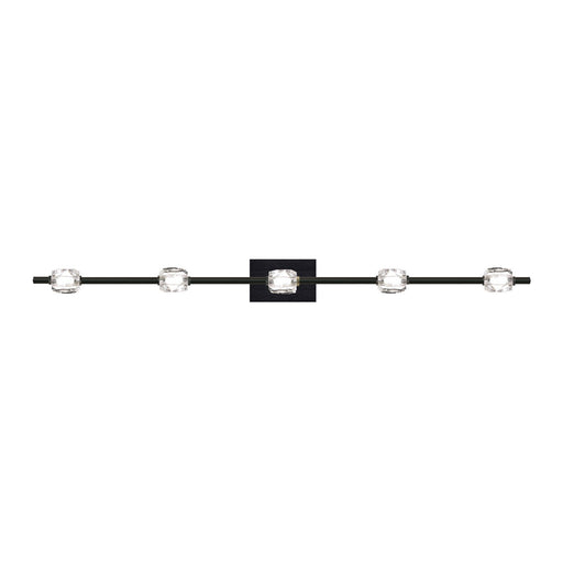 Diamante LED Bath Bar Oxide Black
