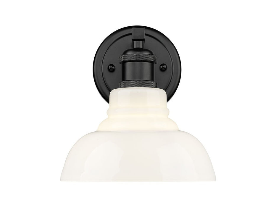 Golden - 0305-BA1 BLK-VMG - One Light Wall Sconce - Carver - Matte Black