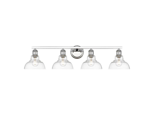 Golden - 0305-BA4 CH-CLR - Four Light Vanity - Carver - Chrome