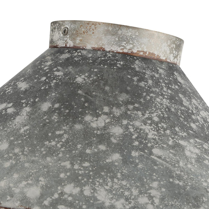 Golden - 0877-FM ABI-GV - Two Light Flush Mount - Jasper - Antique Black Iron