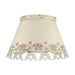 Golden - 0883-3FM AI - Three Light Flush Mount - Eloise - Antique Ivory