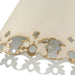 Golden - 0883-3FM AI - Three Light Flush Mount - Eloise - Antique Ivory