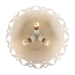 Golden - 0883-3P AI - Three Light Pendant - Eloise - Antique Ivory