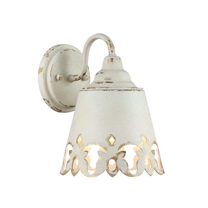 Golden - 0883-BA1 AI - One Light Vanity - Eloise - Antique Ivory